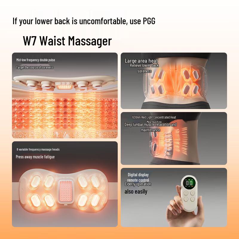 PGG W7 Smart Waist Massager