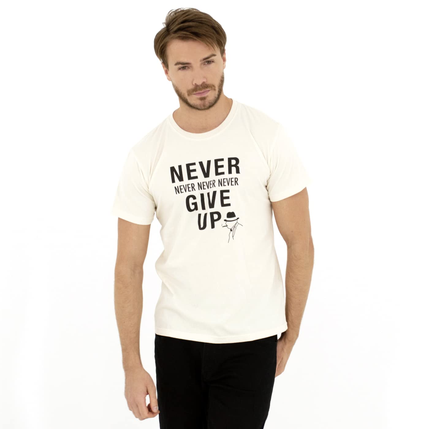 

Футболка Give Never Give up Linen [Fortuna Tokyo] Футболка Never Up FT-AV-T-NGULI-L