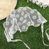 Mesh Lace Hair Scarf Headbands for Women French Style Hair Band Turban Bandana Headwarp Fashion Hair Accessories