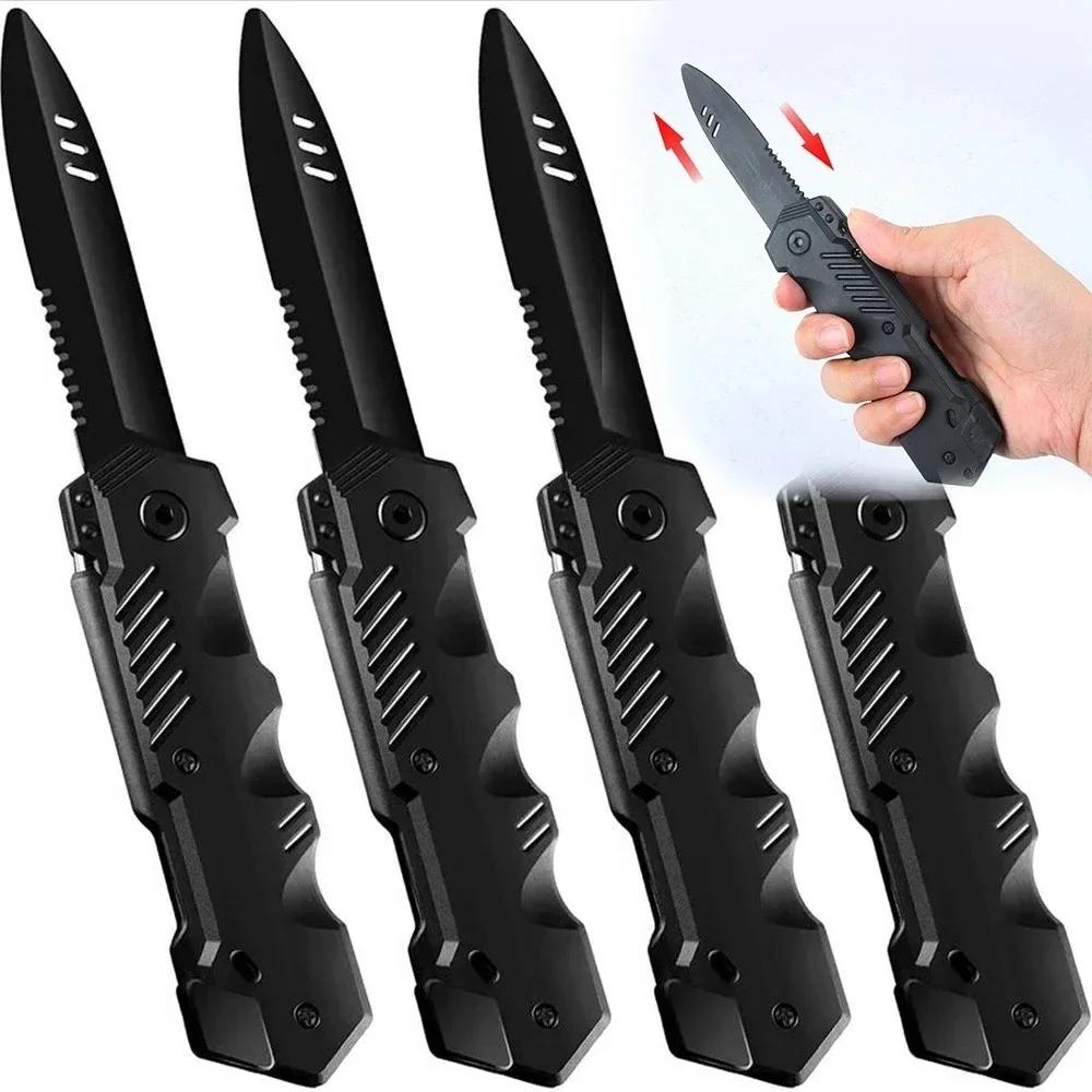 Magic Retractable Disappearing Prop Toy - Plastic Blade Trick Gadget for Halloween, Fools Day Party Pranks & Fun Gift Ideas