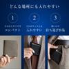 [Dom Teporna] Men's Bi-fold Wallet, Slim and Compact, Small, Thin, Yet High Capacity with 12 Card Slots, Saffiano Leather, Coin Purse, Bill Compartmen