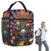 Bolsa de almuerzo aislante Killer Klowns From Outer Space para mujeres y niños, fiambreras a prueba de fugas, fiambrera térmica, bolsa de mano