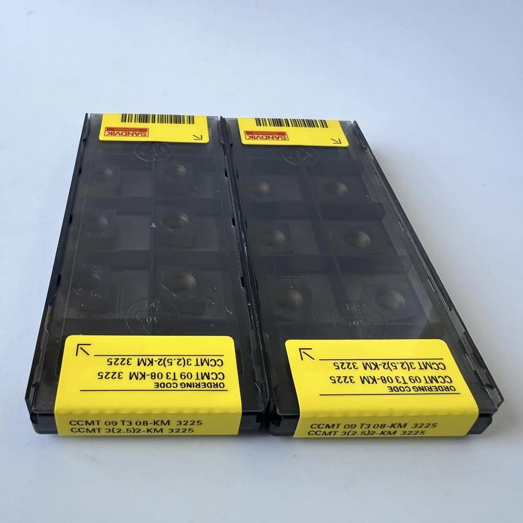 Original Sandvik / CCMT09T308-KM 3225  / CNC lathe carbide blade 10 PCS