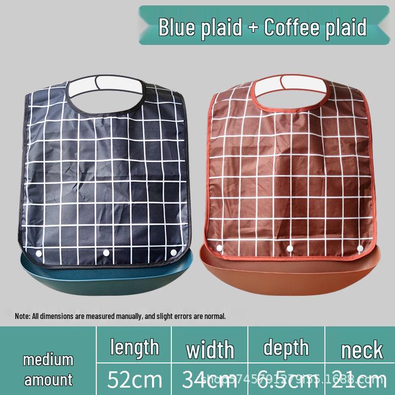 Wasserdichte Esslatz für Erwachsene & Senioren – Große, spezielle Schürzen für Senioren