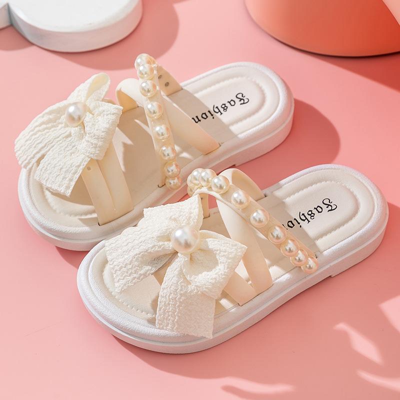 New Style Girls' Shoes - Children's Flip-flops with Soft Beach Bottom and Cool Design