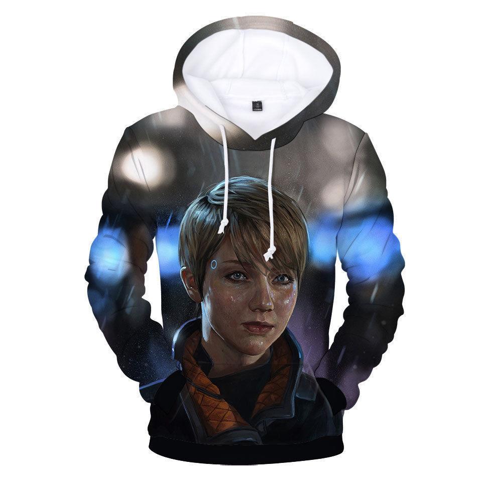 Ultimativer Komfort Detroit Become Human Connor Rk800 Hoodie Für Den Alltag