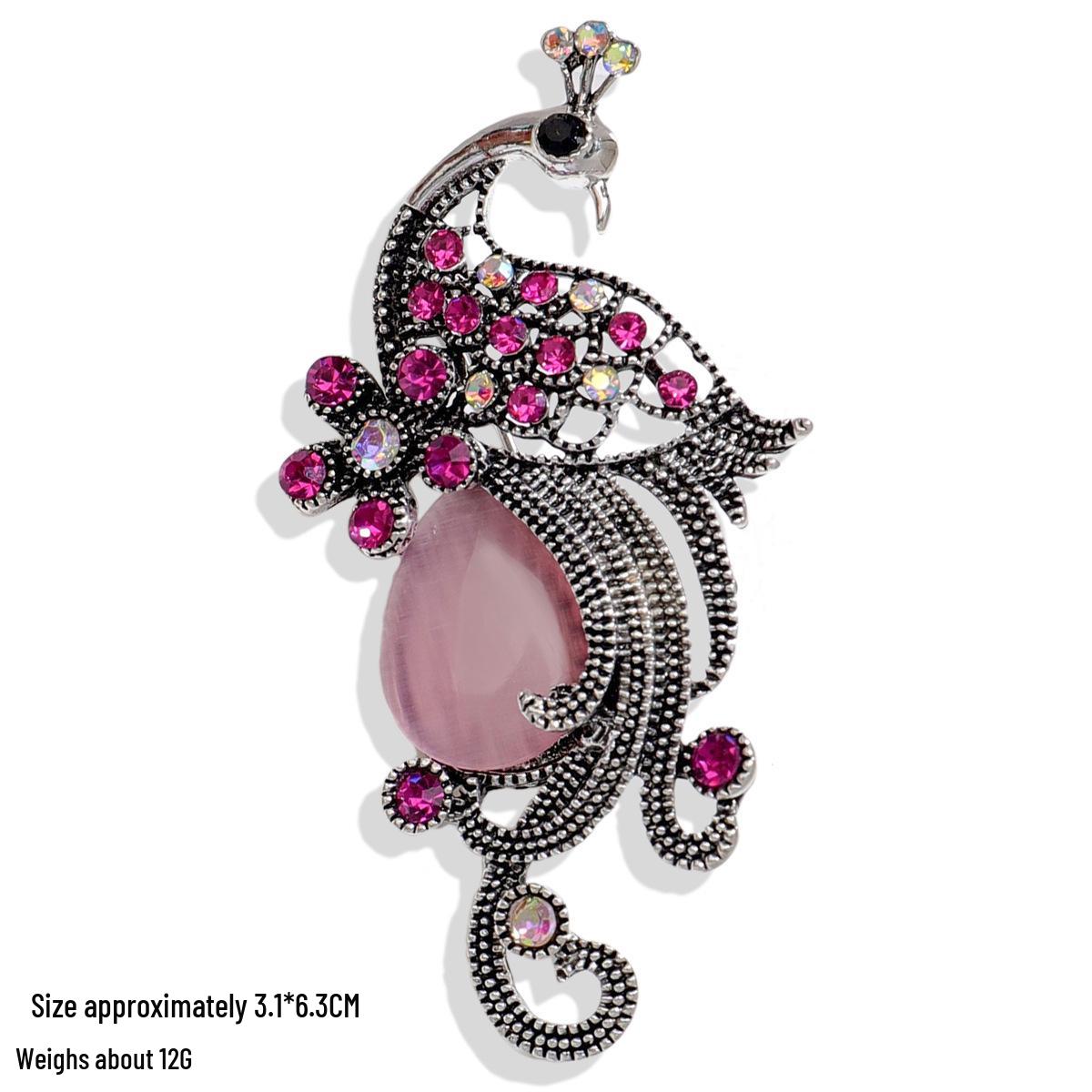 

Брошь Феникс Павлин Сова: Элегантная женская булавка-корсаж