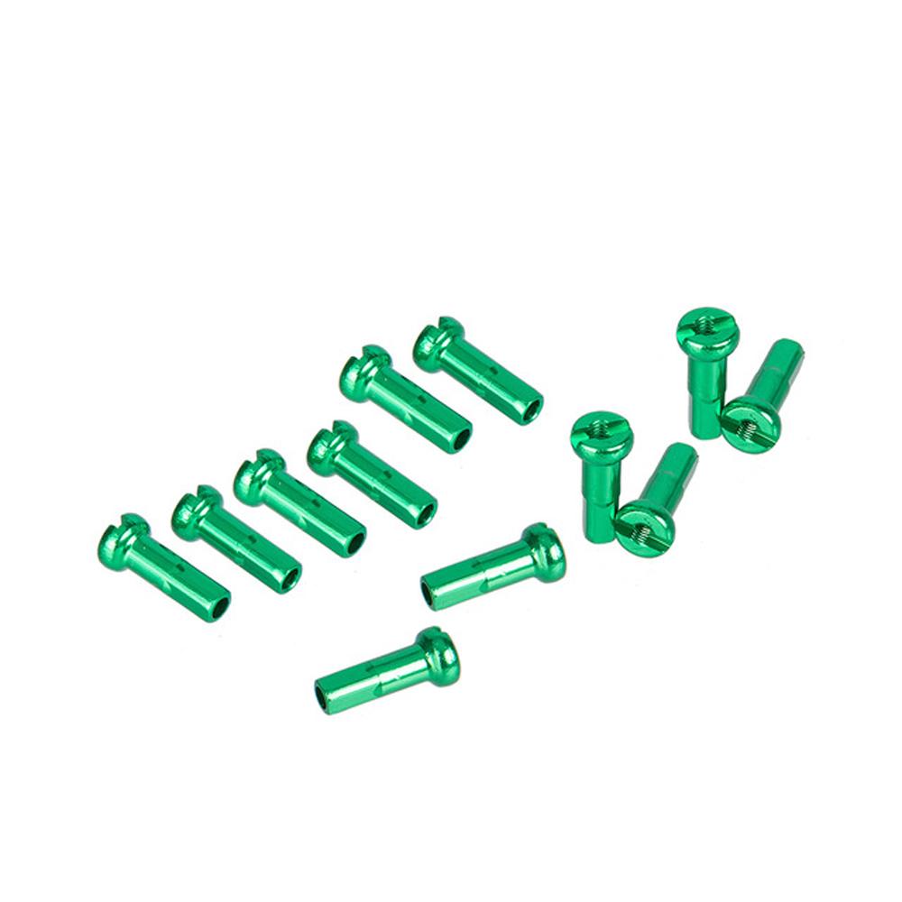 Anodized Aluminum Zinc Zinc Alloy 14mm Spoke Cap Cycling Spokes Nipples Bicycle Spoke Nipples Bike Wheel