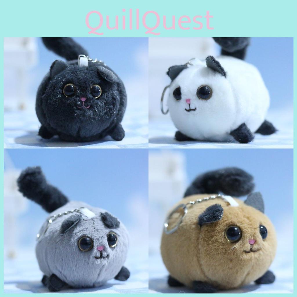 Charming Cat Plush Keychain Soft Toy Cute Accessory For Bags And Backpacks