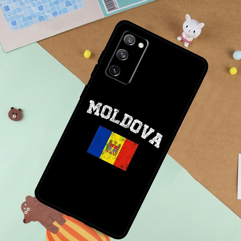 Moldova Flag Soft Case For Samsung Galaxy S24 Ultra S9 S10 S20 S22 S23 Plus S21 FE S25 Ultra Funda Cover
