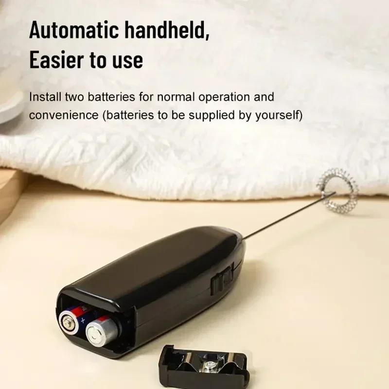 Mini Elektrischer Schneebesen Aufschäumer Mixer Kabellos Kaffee Schneebesen Mixer Handheld Eierschläger Cappuccino Aufschäumer Mixer Küchen Schneebesen Werkzeuge