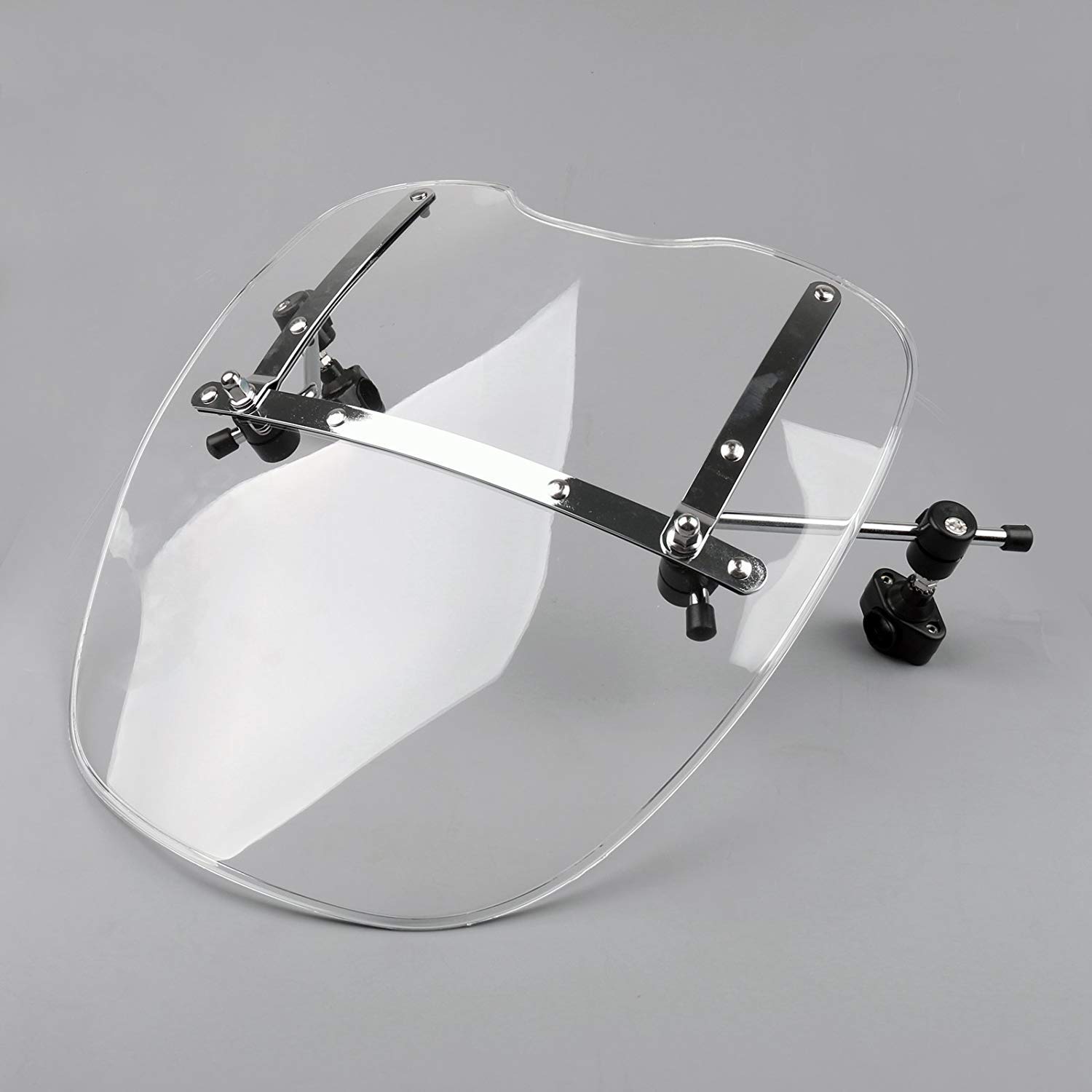 

ONGMEIL Motorcycle Windshield Panel for Honda Suzuki Yamaha Kawasaki Cruiser