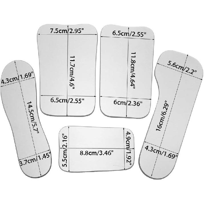 RZJZGZ Oral Mirror Dental Two-Sided Reflector Photographic Titanium Plated Glass Intraoral Mirror(5 Count)
