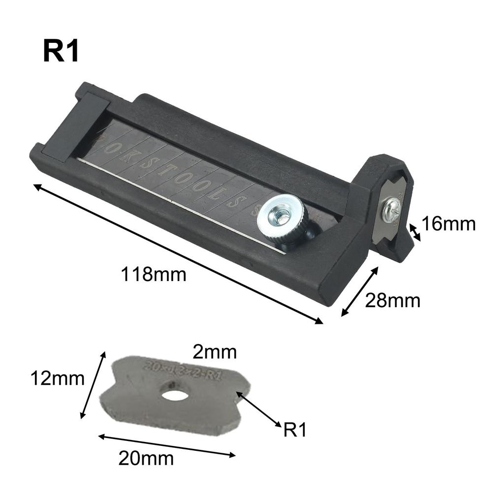 Cutting Point Design Corner Chamfer Tool Edge Trimming Planer Woodworking Blade