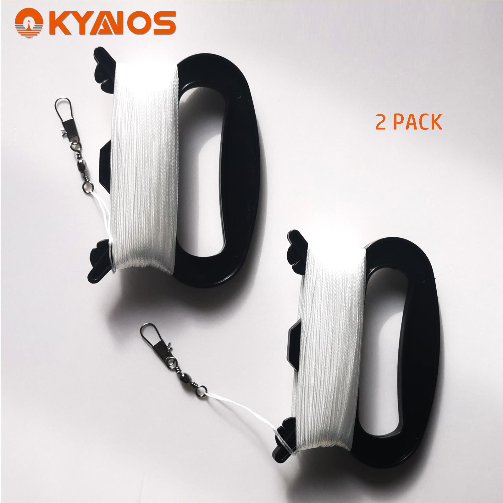 

Рукоятка кайта с леской — прочная веревка длиной 100 м — 2 шт.