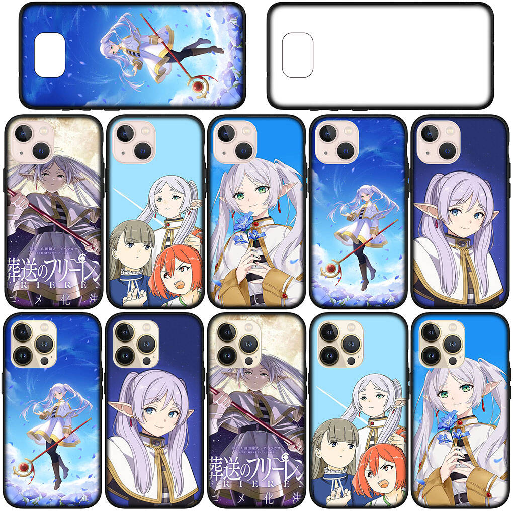 Cover for iPhone 17 16 15 Xiaomi Poco Redmi Note 14 13 12 11 Pro 16e Samsung Galaxy S25 S24 S23 OPPO Huawei Cartoon Frieren Beyond Journey's End Case