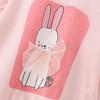 In-Stock Girls' Sweatshirt 2025 Autumn New Style, Beautiful Children's Pink Long-Sleeve Round-Neck Pullover Casual Top for Girls
