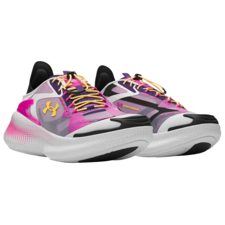 Under Armour Echo X Curry Con Scarpe da Basket Basse Comode Uomo sneaker Nero Rosa 6015214-100