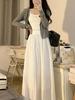 2025 Early Autumn Women's Three-Piece Set: Cardigan, Camisole, and Slimming Skirt