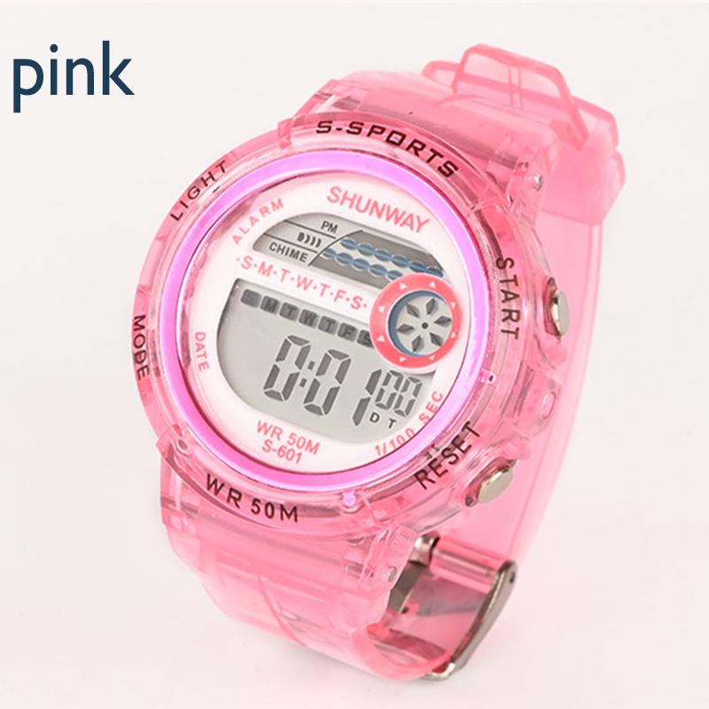 UTHAI CE28 children's watch sports watch 50 meters waterproof swimming girl boy JELLY LED luminous electronic children