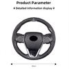 1Pcs Breathable Sweat-Absorbent Car Steering Wheel Cover Accessories For BMW G80 G06 G07 G42 G14 G15 G16 F82 F20 F21 F83 M2 M3 M npbf16