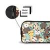Astuccio a Scomparto Singolo con Stampa di Teste di Gatto Colorate per Ragazzo/Ragazze Migliori Regali Astuccio Cartone Animato per Materiale Scolastico per Bambini