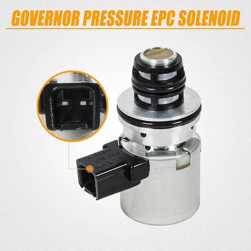 6Pcs For Dodge 42RE Transmission Solenoid Valve A518 618 46re 47re Governor Pressure Sensor Solenoid Valve Filter Kit 2000-up