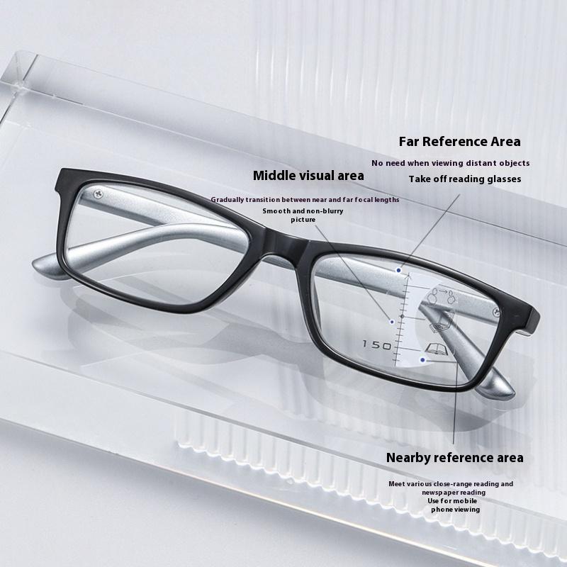 Progressive Multifocal Reading Glasses Anti Blue Light HD Vision for Men and Women Fashion Eyewear