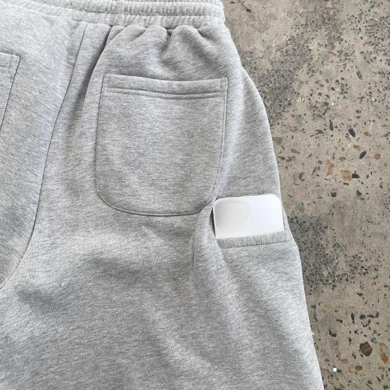 Evropské a americké letní jednobarevné volné sportovní ležérní hip-hopové tříčtvrteční kalhoty