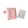 Hanging Decoration Photo Photocard Frame With Heart Keychain Card Protective Case  Girls Gift