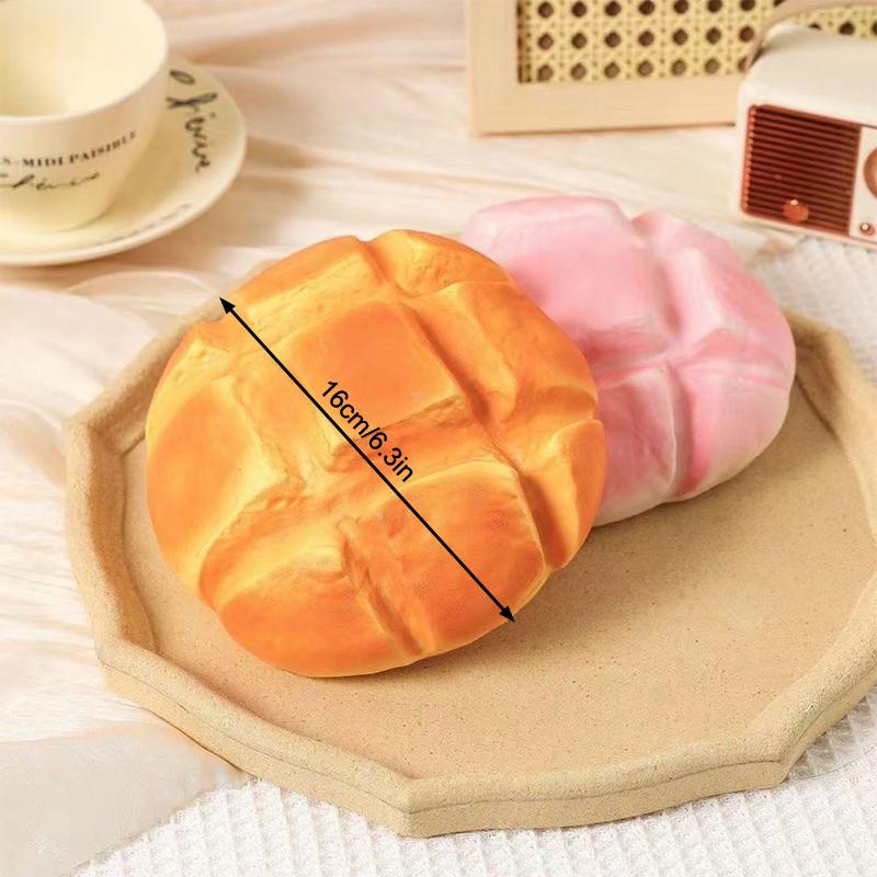 Large Squishable Pineapple Bun Stress Relief Toy for Kids Adults Fun and Soothing to Touch