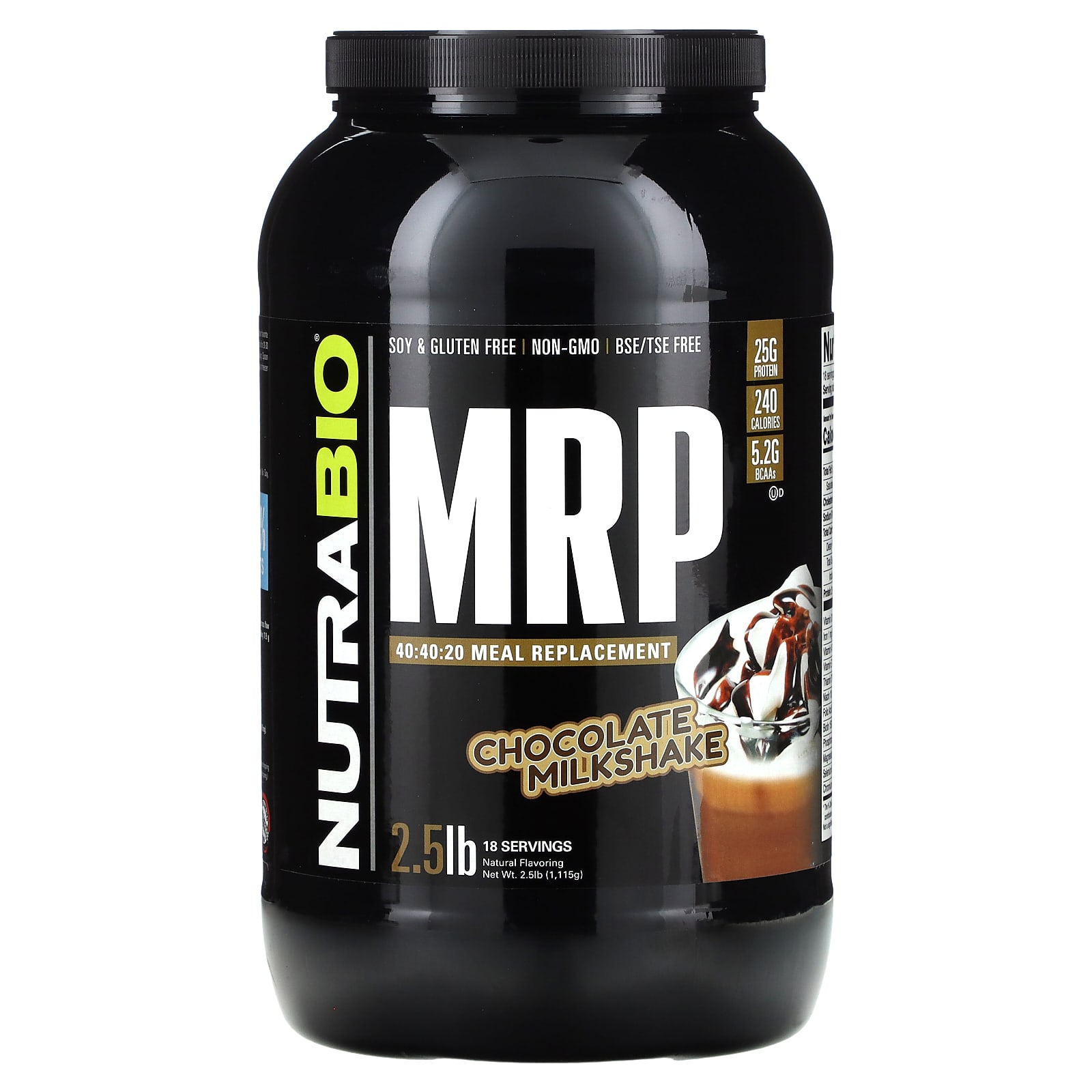 

Mrp 40:40:20, Substitute, Chocolate Milkshake, 1,115G(2.5Lb)