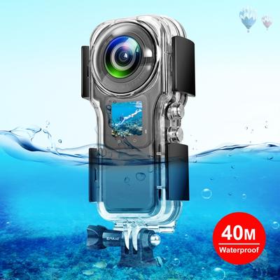 Pro Insta360 One RS 1-palcový 360 Edition PULUZ 40m podvodní vodotěsné pouzdro