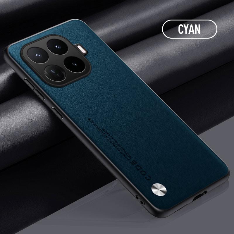 Custodia EUCAGR di Lusso in Pelle PU per Xiaomi 17T Pro Cover Posteriore Custodia per Telefono in Silicone a Protezione Totale per Xiaomi 17TPro