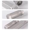 Pellet Tube Stainless Steel BBQ Smoke Tube with Ventilation Holes Heat-Resistant