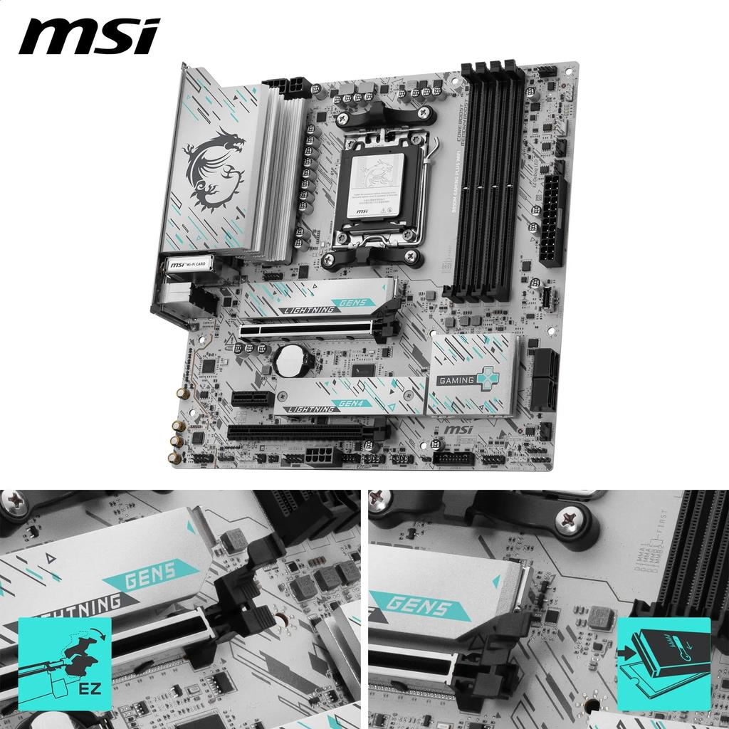 MSI B850M GAMING PLUS WIFI Motherboard MB6784 Micro-ATX