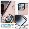 Ring Crossbody Leather Wallet Card Solt Phone Case for iPhone 16E 16 Pro Max 15 14 Plus 13 12 11 X SE 2022 Flip Purse Cover Bag