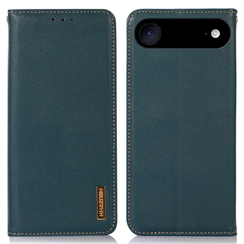 

KHAZNEH For iPhone Air Case Wallet Genuine Cow Leather Phone Cover Nappa Texture C