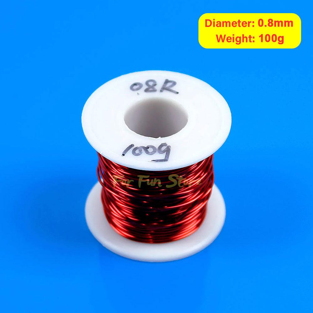 For Fun Copper Wire Enameled Wire 0.1mm -1.0mm Multi-purpose Bead String Cable Conductive Copper Wire Magnet Wire Bare Wire Coil