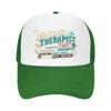 Funny Massage Therapist Quote Typogr Mesh Baseball Cap Casual Hat Outdoor  For Womens Unisex FeUnisex