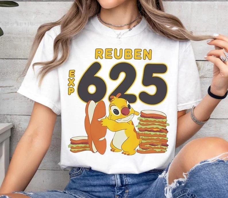 Lilo And Stitch Reuben ExperiUnisext 625 Sandwich Shop TShirt S
