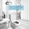 Adjustable Eco-Friendly ABS Hotel Use Fresh Water Spray Non-Electric Ultra-Slim Modern Dual Nozzle WC Bidet Sprayer Toilet