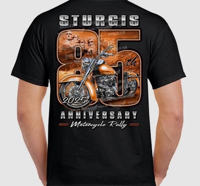 2025 Zlot Motocyklowy Sturgis 85. Scena Edycja Limitowana T-Shirt