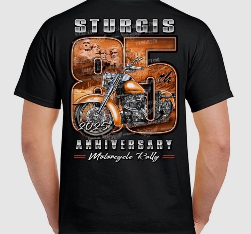 

2025 Ралли мотоциклистов в Стерджисе 85-й выпуск Футболка ограниченной серии XL