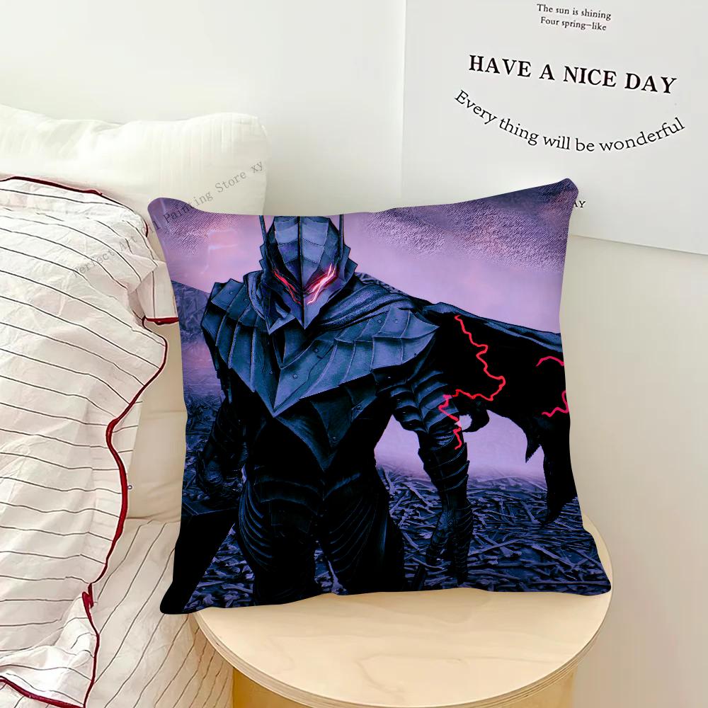 Anime BERSERK Pillow Case Square Pillow Bedroom Sofa Leisure Comfort Cushion Car Living Room Home Decoration