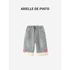 French Arielle De Pinto Girls' Sweet Two-Flower Jeans Autumn Fashion New Casual Pants