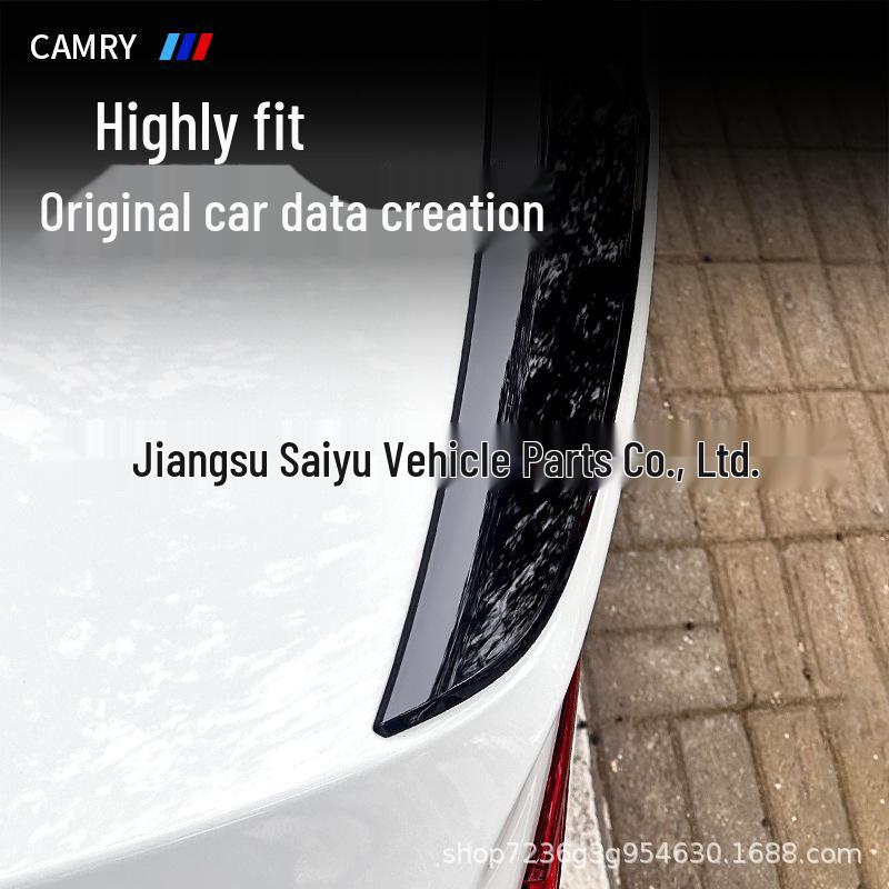 Ninth Generation Toyota Camry 2024 High Trim No-Drill Rear Spoiler