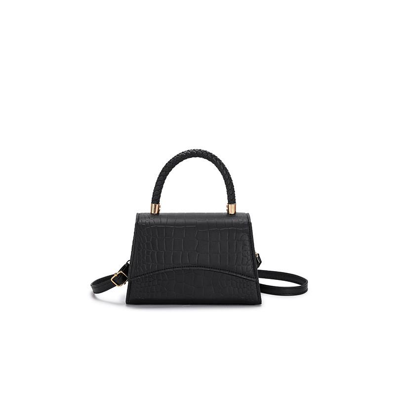 Street Style Pu Small Square Bag For Women With Stitch Detailing For Daily Use