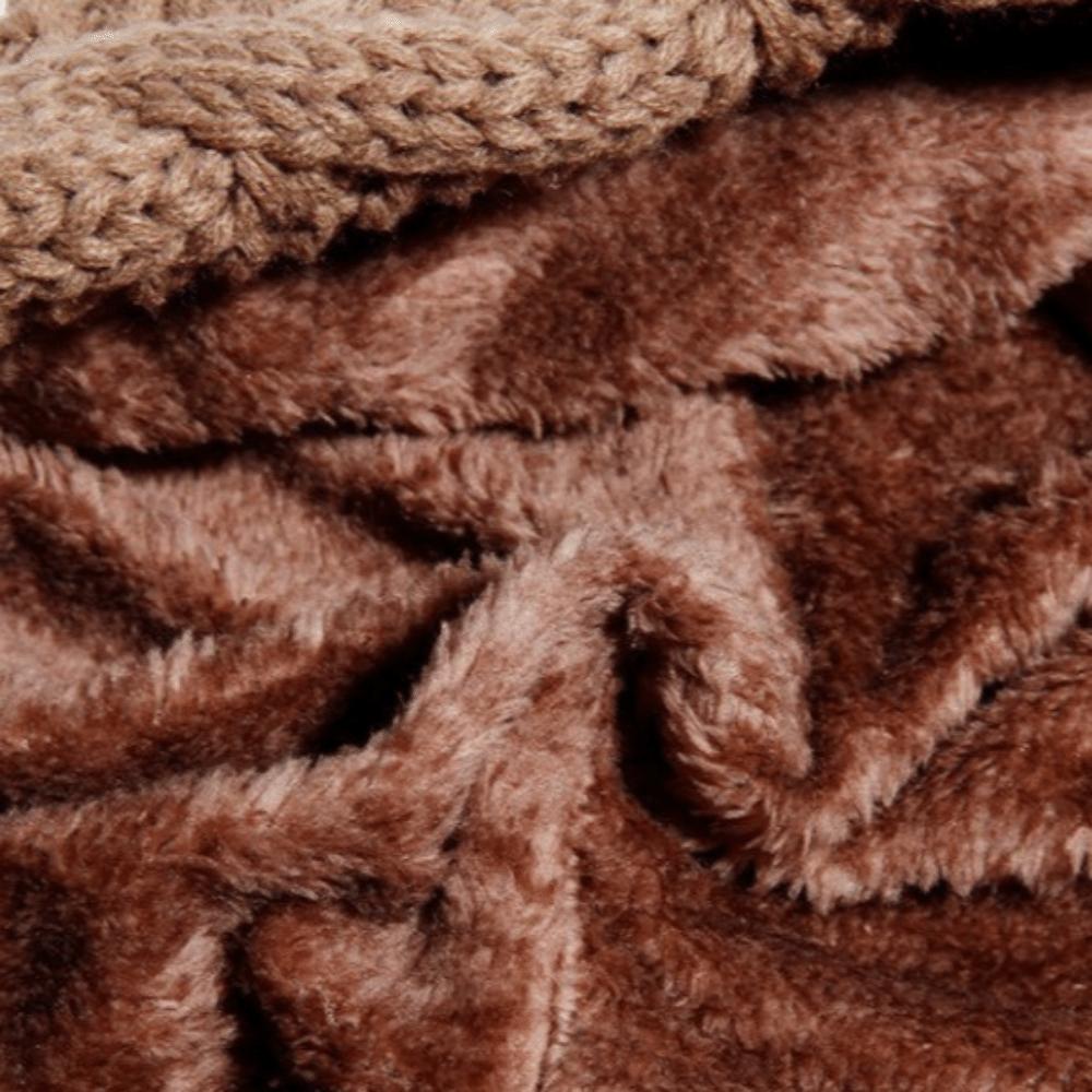 Neck Warmer Knitted Hat Scarf Set Twist Neckerchief Fashion Cycling Balaclavas Hat  All-match