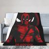 Comics Funny Superhero Movie Blankets Deadpool Fleece Awesome Warm Throw Blanket for Bedspread Autumn/Winter